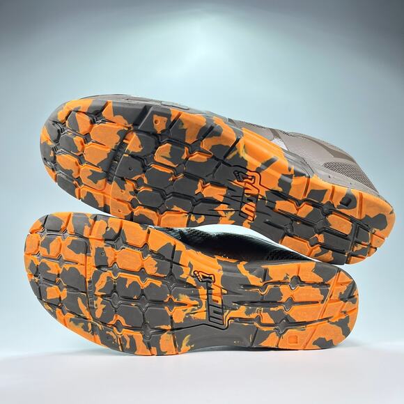 Inov 8 F Lite 235 V3 Gray Orange Cross Training Shoes Lace Up Men's Size 11.5 - Picture 8 of 11